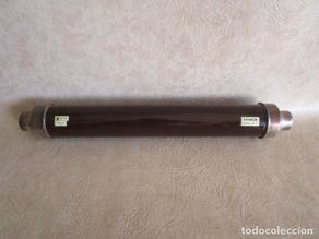 Antigüedades: antiguo fusible alta tension muy grande 30 kv 40A base porcelana 61 cm